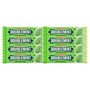 绿箭口香糖薄荷味散装办公室零食清新口气小包装清新口气休闲糖果