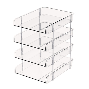 书桌置物架多层收纳桌面书本架学生儿童书立架文件架多功能收纳盒