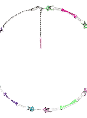 PB塑料脑袋赵泳鑫同款星星项链