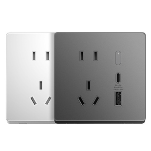 小米智能插座pro家用墙壁面板多功能米家远程控制电量统计定时86