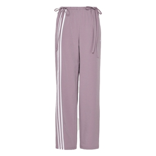 阿迪达斯三叶草女裤春季新款RIBBON PANT 缎带宽松运动裤KY5688