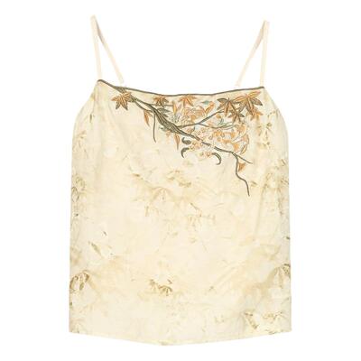 金枝玉叶森女部落原创刺绣外穿气质背心吊带女2025年早春新款女装