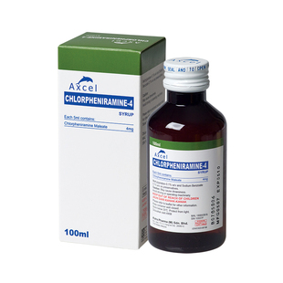【自营】Axcel马来酸氯苯那敏抗敏药水100ml抗敏感荨麻疹止痒口服