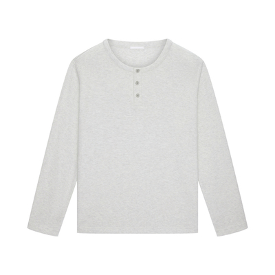 nicerice好饭亨利领长袖T恤