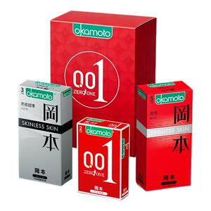 【专享】冈本铂金001丨官方旗舰店正品避孕套001超薄安全套情趣tt