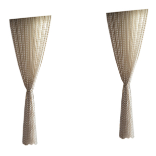 日式原木风棉麻格子窗帘客厅卧室飘窗日系田园风小清新半遮光布料