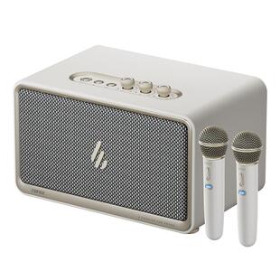 漫步者K300蓝牙音箱K响音响一体麦克风无线话筒户外家庭KTV卡拉ok