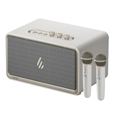 漫步者K300蓝牙音箱K响音响一体麦克风无线话筒户外家庭KTV卡拉ok