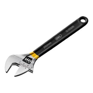 得力工业级活动扳手多功能家用活络扳12寸开口卫浴扳子活口小板手