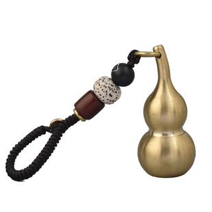 便携小药盒药瓶老人高档迷你黄铜葫芦创意随身急救密封防水钥匙扣