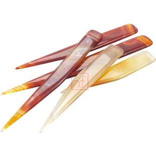 巴西天然玛瑙刀笔刮白银抛光片压葫芦刮亮美容压光刀黄金保养工具