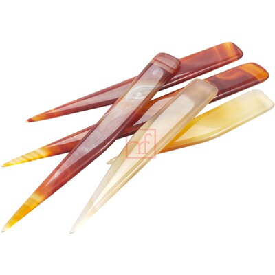 巴西天然玛瑙刀笔刮压抛光片保养