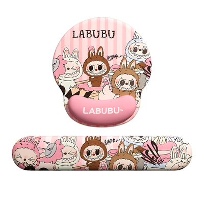 护腕鼠标垫硅胶可爱软舒适labubu
