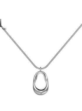 不规则镂空水滴项链女轻奢小众