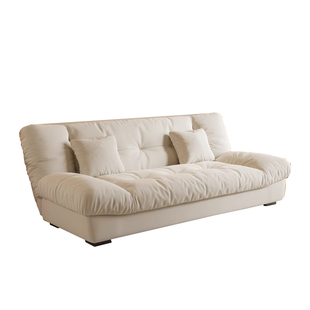 云朵沙发床折叠两用客厅卧室多功能沙发床木质布艺网红现代沙发