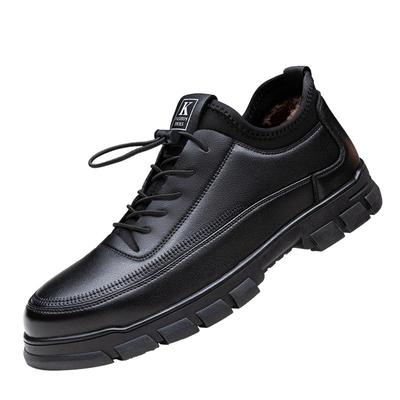 PLOVER男士加绒保暖皮鞋