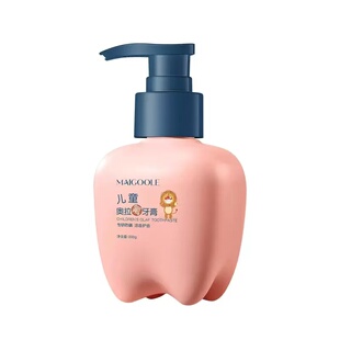 奥拉氟儿童牙膏护釉健齿防龋蛀换牙期宝宝专用含氟牙膏儿童专用