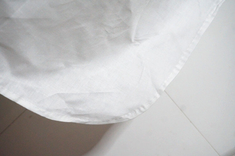 新款ONM6纺织厂围裙白色纺织饭单织布工围裙三袋棉纺厂纺纱女工围
