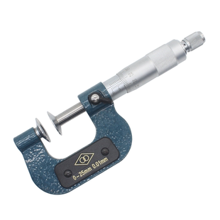 哈量连环公法线千分尺齿轮测量碟片盘形螺旋测微器0-25-50-75-100