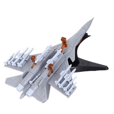 4D拼装模型飞机模型拼装成人玩具塑料战机直升机8岁以上儿童
