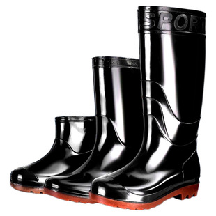 防水防滑劳保雨鞋雨靴水鞋男高筒鞋加厚耐磨套鞋胶鞋中筒短筒低帮