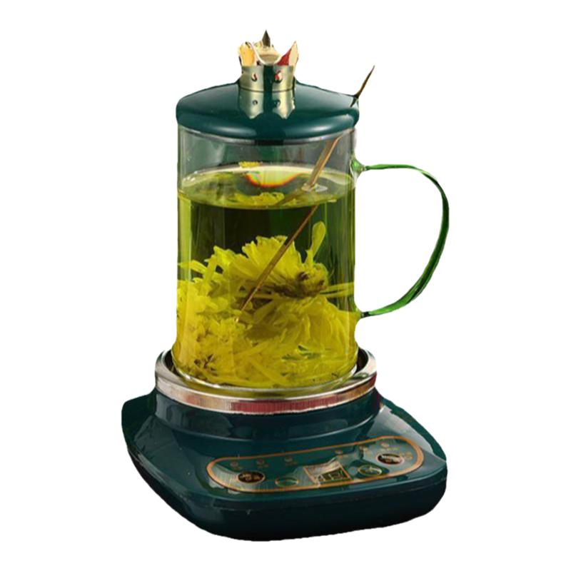 智能养生杯办公室分体煮茶器炖煮花茶杯高硼玻璃杯烧水壶恒温礼品