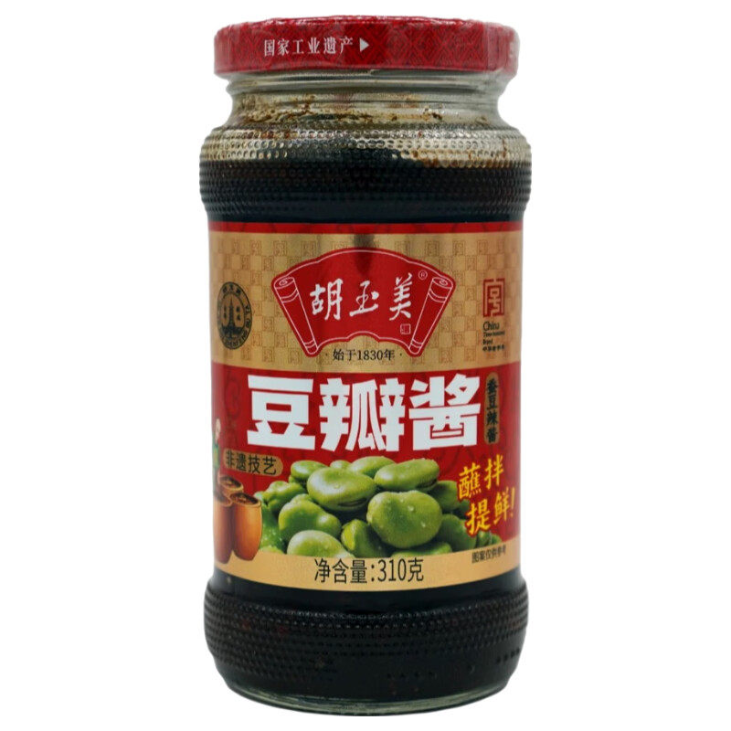 正品安庆胡玉美豆瓣酱310g