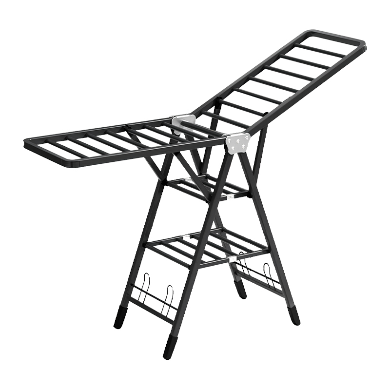 日本折叠晾衣架落地阳台家用室内晒衣服被子神器式可凉晒衣架杆子