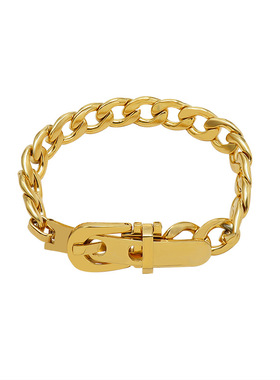 欧美表带扣古巴钛钢手链