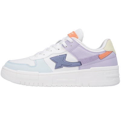 特步女鞋秋季板鞋低帮小白鞋