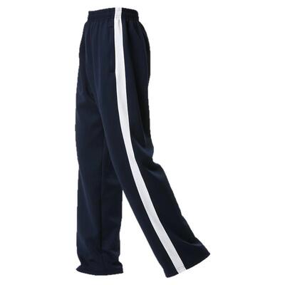 小学初中高中学生宽杠直筒校服裤