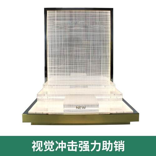 口红展示架化妆品店彩妆展示陈列架唇膏唇釉一体收纳架亚克力展架