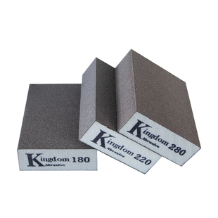 海绵块砂纸墙面打磨砂块文玩除锈抛光家具木工金属沙美缝刷锅神器