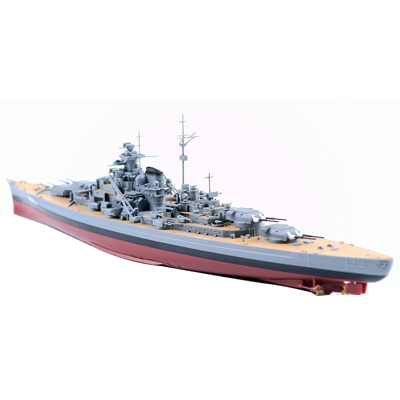 3G模型 MENG拼装舰船 PS-003免胶分色德国俾斯麦战列舰 1/700