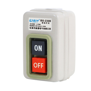 控制开关按钮BS230B 216B 211B按钮开关三相电机启动压扣开关380v