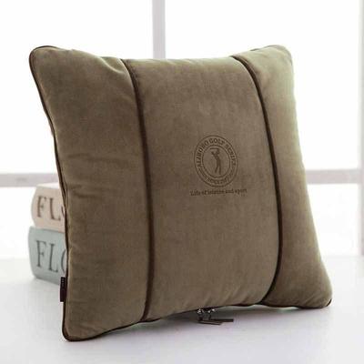 抱枕被两用车上后排午睡毯子靠枕二合一加厚可折叠空调被汽车抱枕