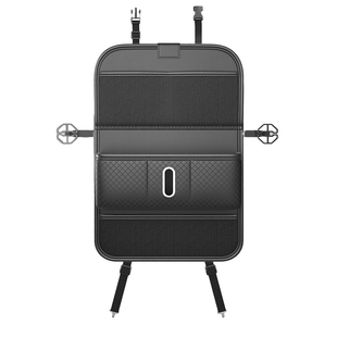 汽车座椅后背收纳袋车内折叠小桌板大容量车载收纳挂袋椅背纸巾盒