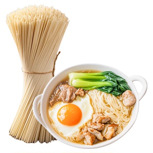 正宗茯苓薏米山药龙须面淮山细面条10斤铁棍挂面线面刀削面旗舰店