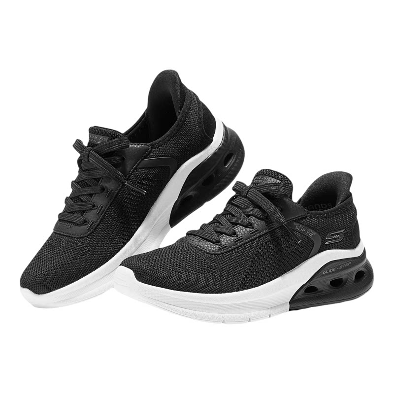 Skechers斯凯奇女鞋秋季闪穿糕糕鞋轻便防滑增高休闲运动鞋117526