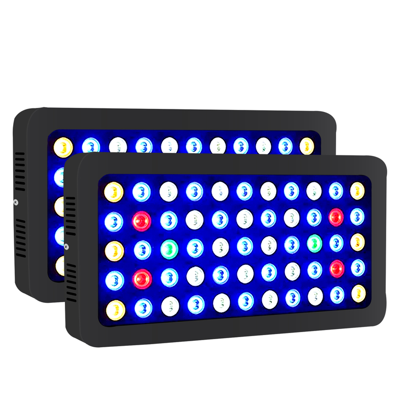 出口欧美珊瑚养殖165W全光谱LED水族灯可调光海水淡水鱼缸生长灯