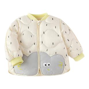 巴拉巴拉婴儿羽绒服宝宝轻薄外套儿童上衣男童衣服冬装新款童装小
