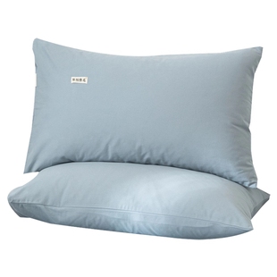 纯棉磨毛枕头套和枕芯一套护颈椎助睡眠单个学生宿舍睡觉专用整头