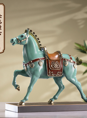 朱炳仁铜 壮志凌云客厅装饰马摆件家居饰品办公桌摆件办公室摆件