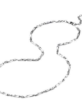 EBYG莫比乌斯项链男潮嘻哈个性素链小众设计毛衣链送男友礼物