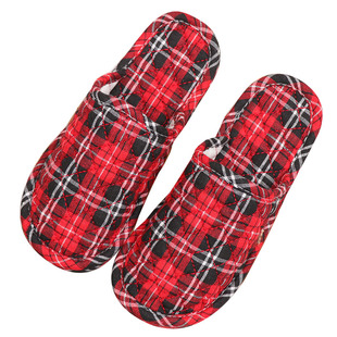 冬季包头家用拖鞋室内家居软底静音无声布艺布底地板棉拖鞋男大码