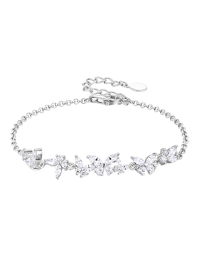 卡蒂罗闪闪蝶舞手链女简约高级精致小众设计生日礼物送女友送闺蜜