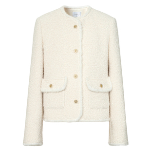 伊芙丽outlets店千金风貂毛饰边小香风鹅绒厚外套羽绒服保暖冬女