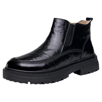 切尔西靴男秋冬季新款商务马丁靴