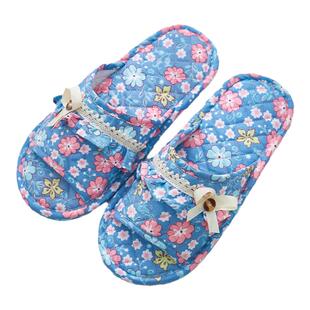 2025新款布艺男女情侣春夏四季居家用室内木地板静音软棉布底拖鞋