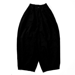 日单2025秋季女新作全棉水洗松紧高腰宽松阔腿休闲长裤  HARVESTY